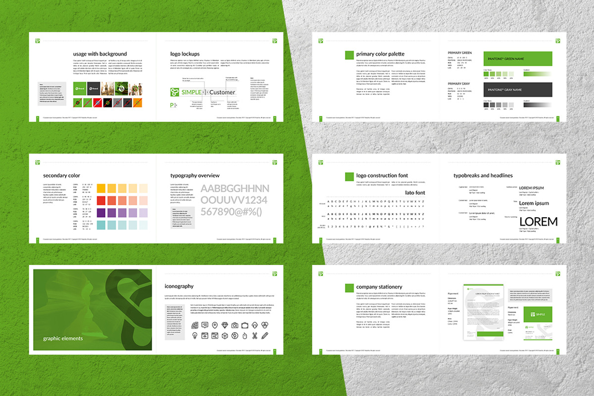 Simple Brand Book Guidelines, a Brochure Template by buttonpl (Photo 8 of 9)