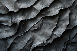Dark Gray Textured Fabric Layers Abs, an Abstract Photo by Pixeness Studio