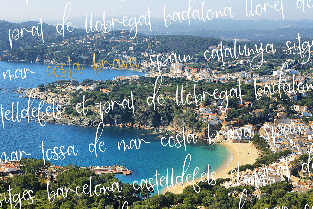 Catalunya Script, a Script Font by Beck McCormick (Photo 9 of 10)