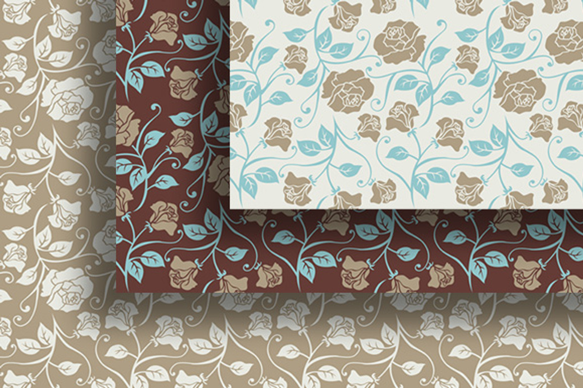 18 Versailles style papers + frames, a Pattern Graphic by CLIPART GARDEN (Photo 4 of 5)