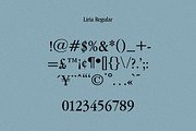Liria Serif Typeface, a Serif Font by Nomad Visuals (Thumbnail 11 of 12)