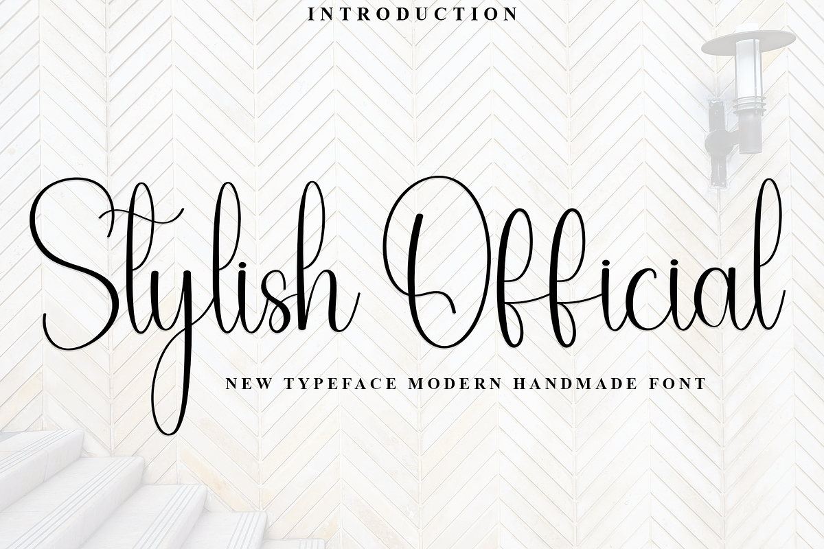 Stylish Official, a Script Font by FreshTypeINK (Photo 1 of 8)