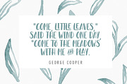 Leaves and Ground - SALE - 60% OFF, a Script Font by StereoType (Thumbnail 8 of 10)