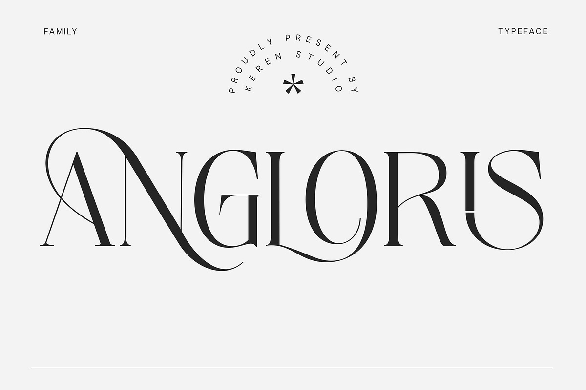 Angloris, a Serif Font by Keren Studio (Photo 1 of 15)