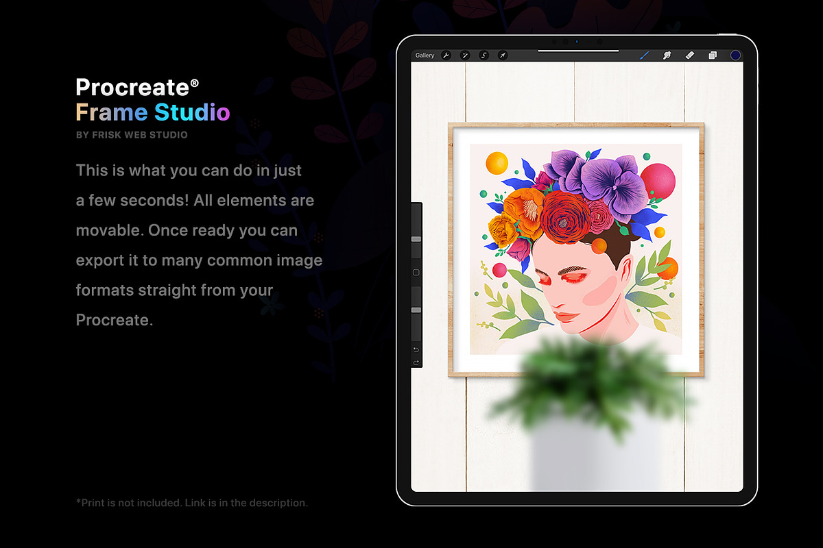 Procreate Frame Studio — Mockups, a Product Mockup by Frisk Shop (Photo 6 of 15)