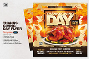 Thanksgiving Day Flyer Template, a Flyer Template by Tarommir (Thumbnail 1 of 3)