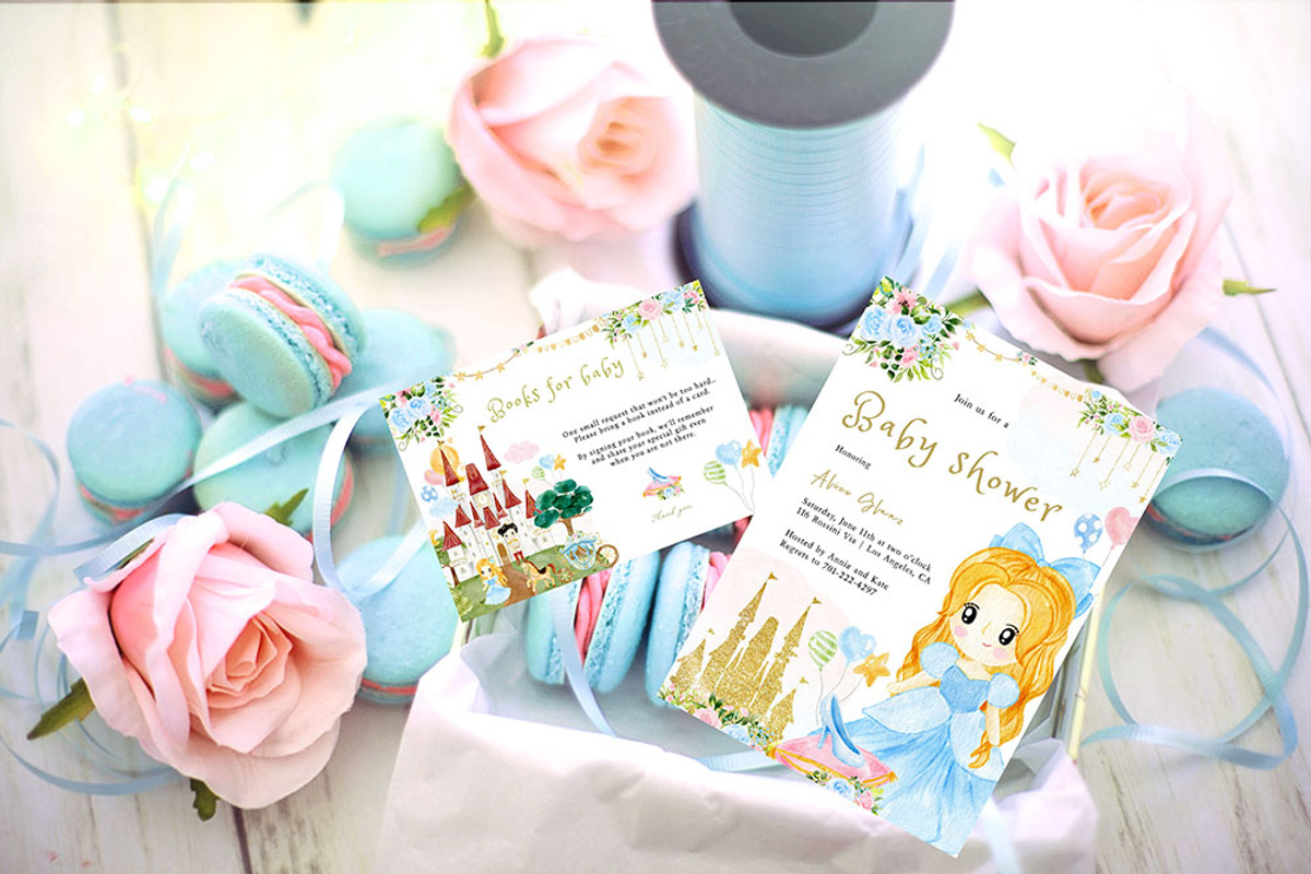 Blue Princess watercolour clipart, a Decorative Illustration by heyiamalice (Photo 9 of 13)