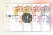Purity Church Flyer Template, a Flyer Template by Godserv Designs (Thumbnail 4 of 4)