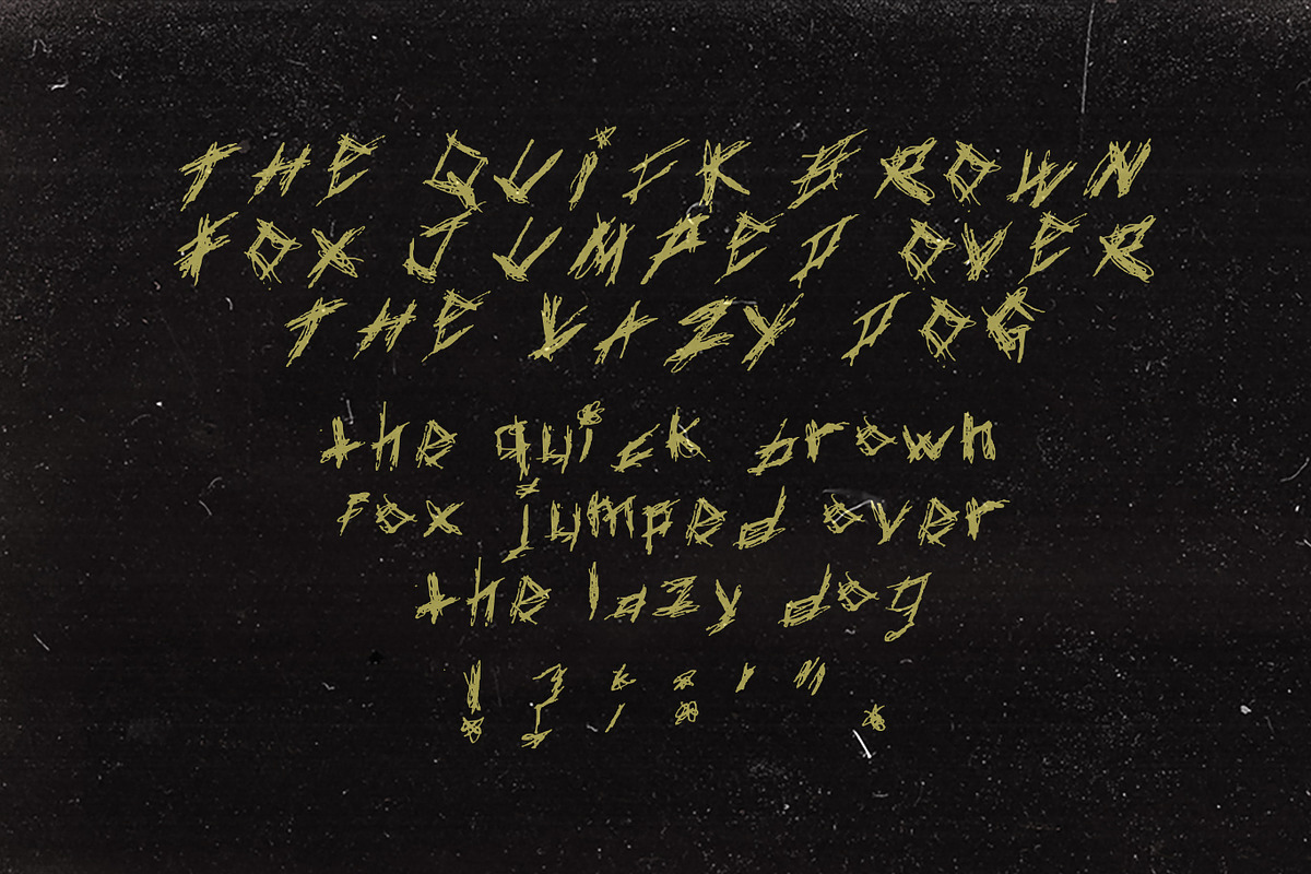 DARK TIMES HANDWRITTEN FONT, a Font by castanearias (Photo 4 of 4)