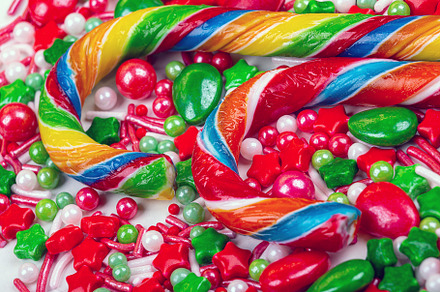 christmas candy background, a Holiday Photo by Photo for You