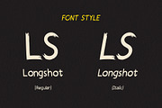 Long Shot - Brush Font, a Sans Serif Font by Mirachma Project (Thumbnail 4 of 10)