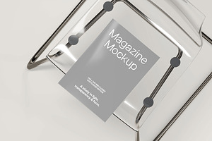 Glossy Magazine Mockup