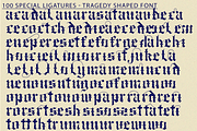 Tragedy Shaped | Blackletter Font, a Blackletter Font by 177Studio (Thumbnail 7 of 8)