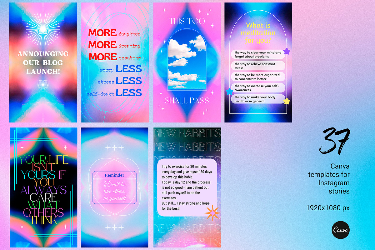 Canva templates for Instagram, a Social Media Template by LiiaLonn Studio (Photo 6 of 10)