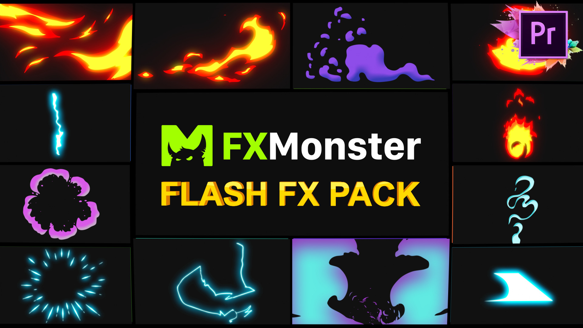 Flash FX Elements | Premiere Pro, a Templates & Theme by FlashFXbox