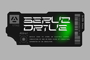 Cyber Tronic - Edgy Cyberpunk Font, a Serif Font by Imoodev (Thumbnail 2 of 5)