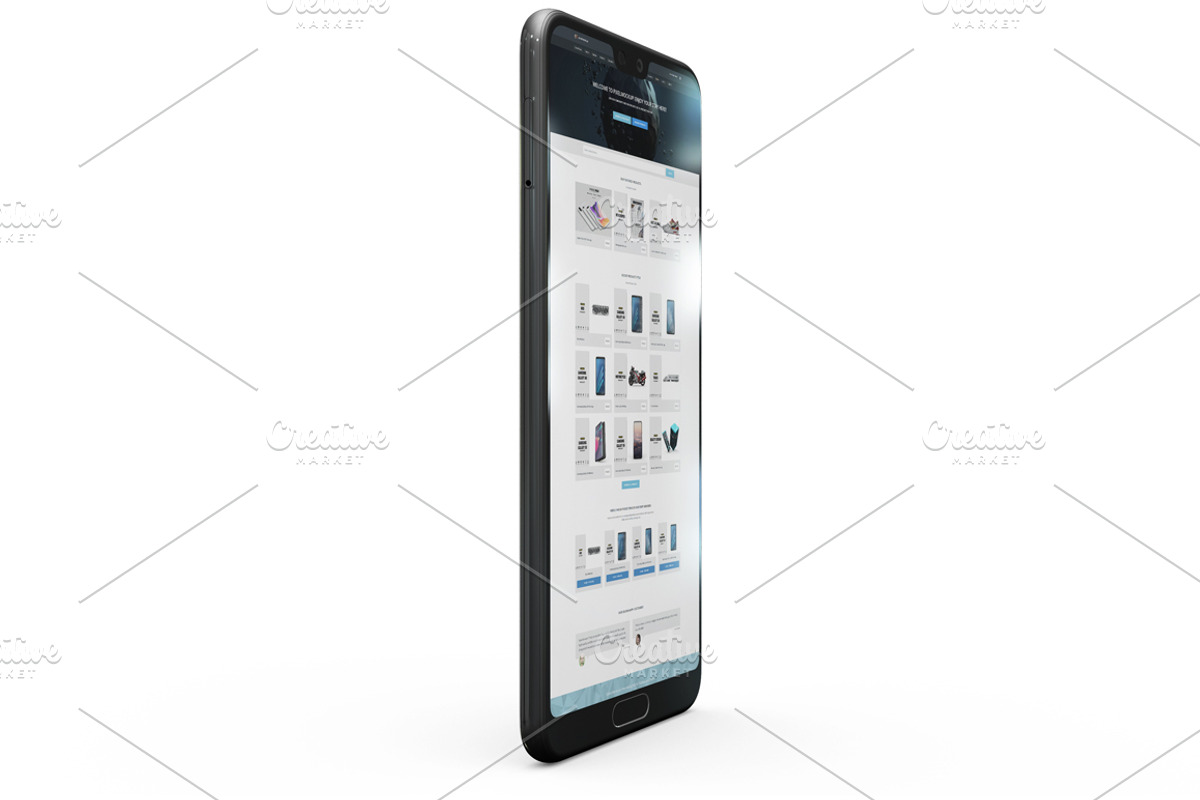Huawei P20 Pro App Mockup Vol1, an Android Mockup by PixelMockup (Photo 10 of 17)