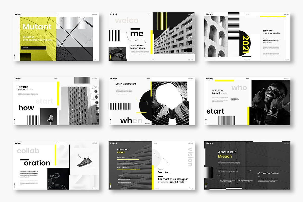 Mutant – Business Keynote Template, a Design Template by Dens Creative Studio (Photo 2 of 6)