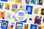100+ Instagram Template Kit | Canva, a Templates & Theme by Yaaas Design (Thumbnail 1 of 12)