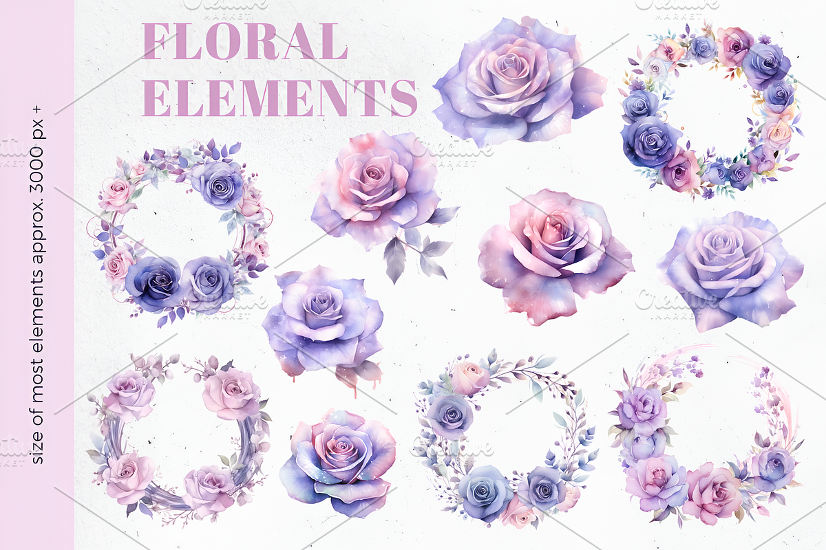 Horses Watercolor Clipart, an Animal Illustration by foxsong (Photo 6 of 10)