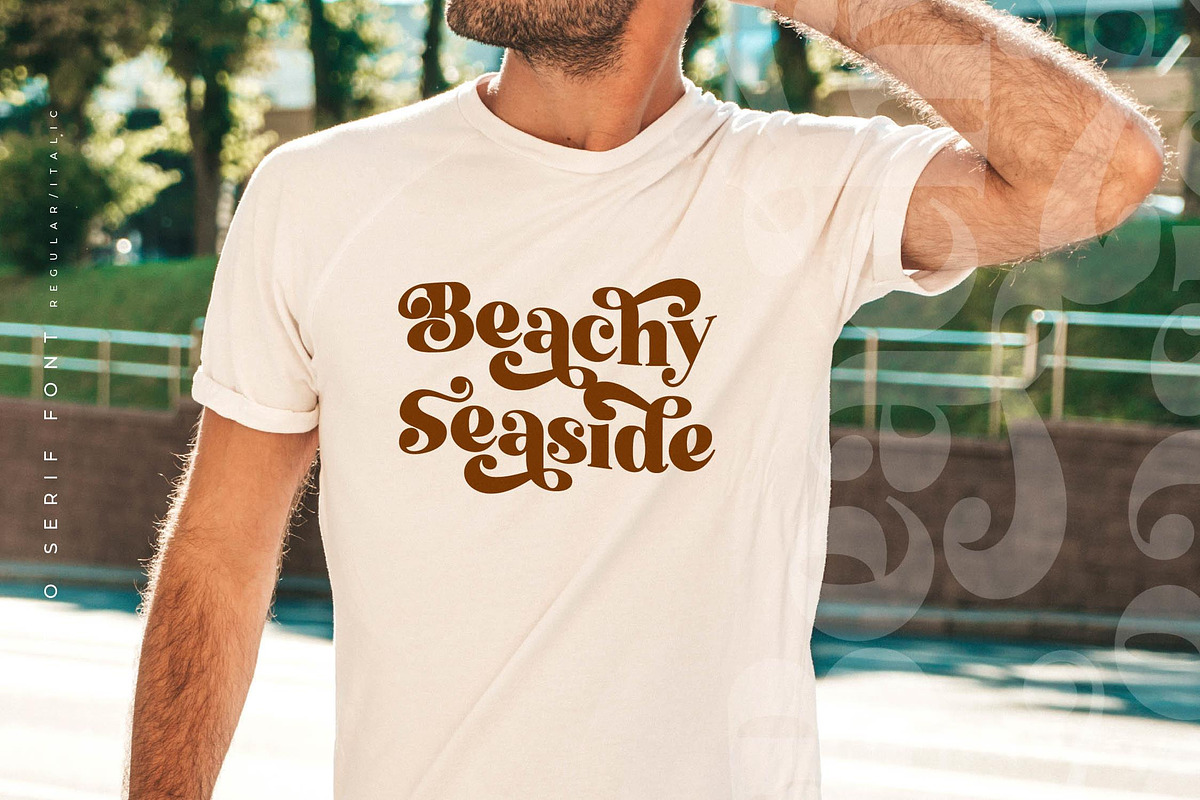 Atlantis Famingo Retro Serif Font, a Serif Font by Letterena Studios (Photo 7 of 15)