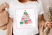 Merry Christmas Bow Tree PNG Design, a Seasonal Illustration by CrexoraLab (Thumbnail 4 of 4)