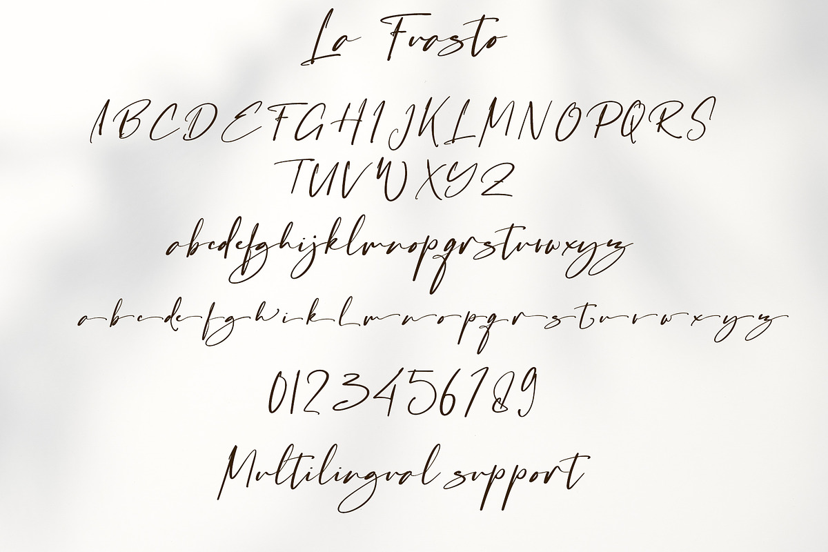 La Fausto | Handwritten Font, a Handwritten Font by Jolicia Type (Photo 10 of 10)
