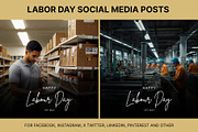 61 Labor day social media posts set, a Social Media Template by Walldecorated (Thumbnail 24 of 29)