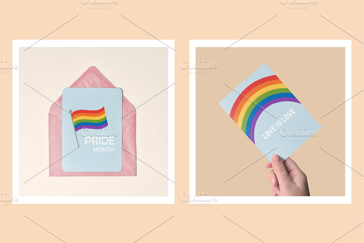 Pride collection: posters + stickers, an Illustration by Kate Liusto (Photo 4 of 8)