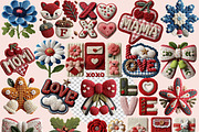 Valentine Crochet PNG Bundle, a Graphic by one-touch (Thumbnail 1 of 24)