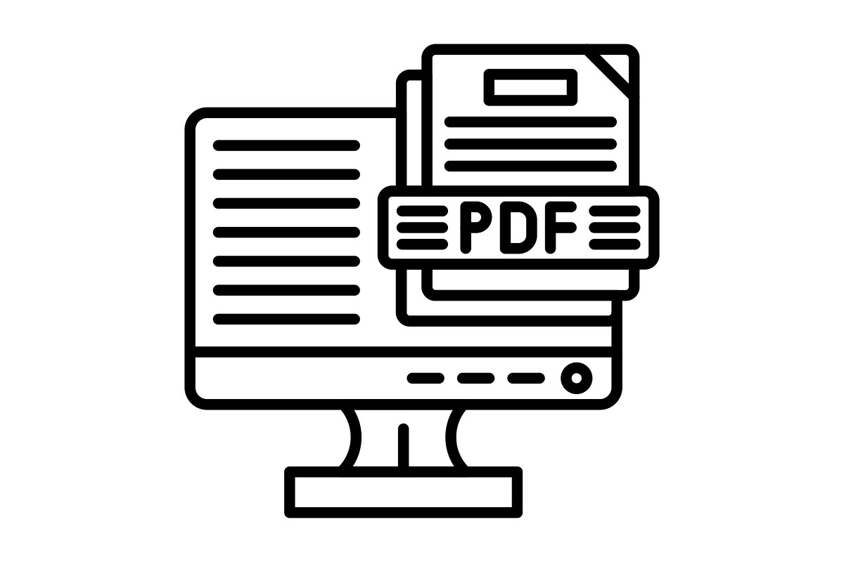 Pdf Line Icon, an Outline Icon by Pexelpy (Photo 1 of 2)