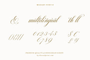 Mozart II - Basic Version, a Script Font by Blessed Print (Thumbnail 10 of 17)