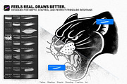 Traditional Tattoo Procreate Brushes, a Brush Add-On by Designbuys (Thumbnail 5 of 6)