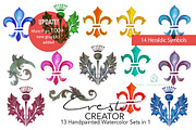 Crest Creator - Creative Bundle Set, an Illustration by SmallHouseBigPony (Thumbnail 7 of 23)