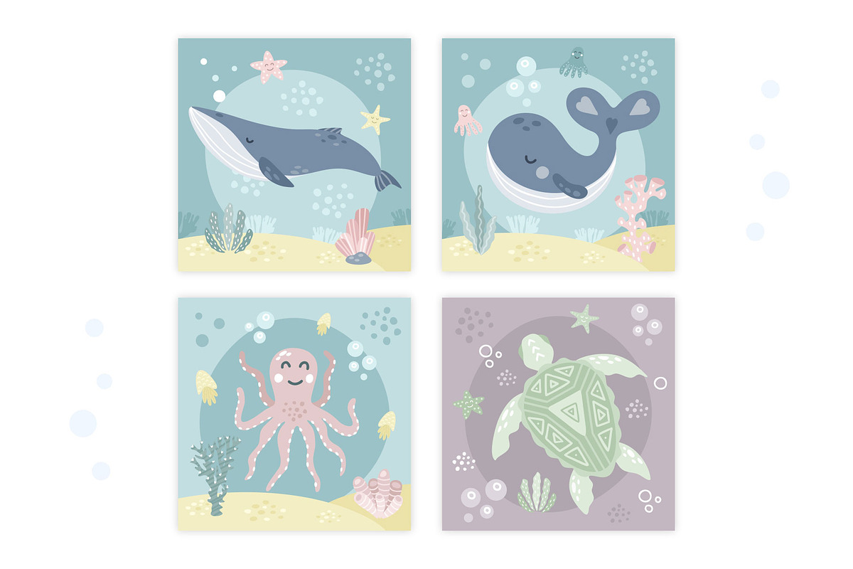 Under the sea, an Animal Illustration by LartGraphics (Photo 12 of 14)
