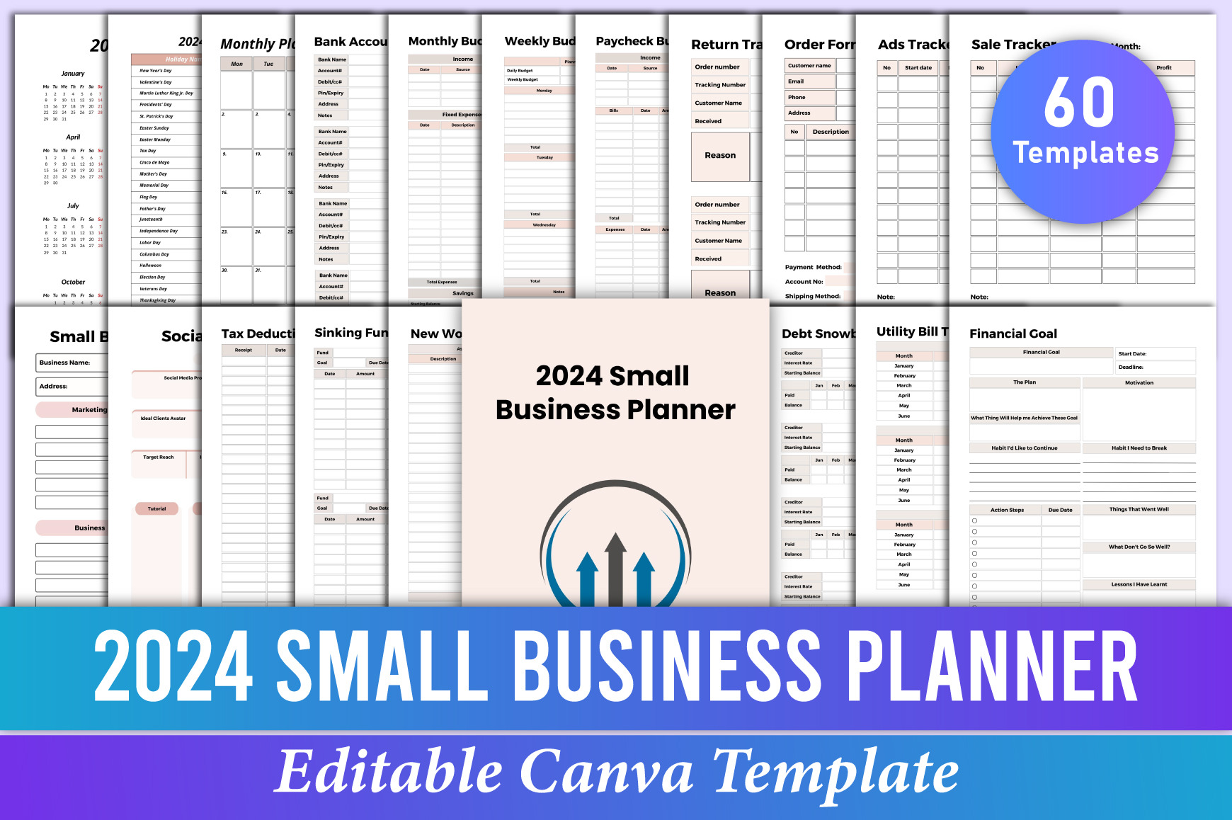 2024 Small Business Planner Canva