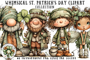 Whimsical St. Patrick's Day Clipart, an Illustration by OK Design (Thumbnail 1 of 6)
