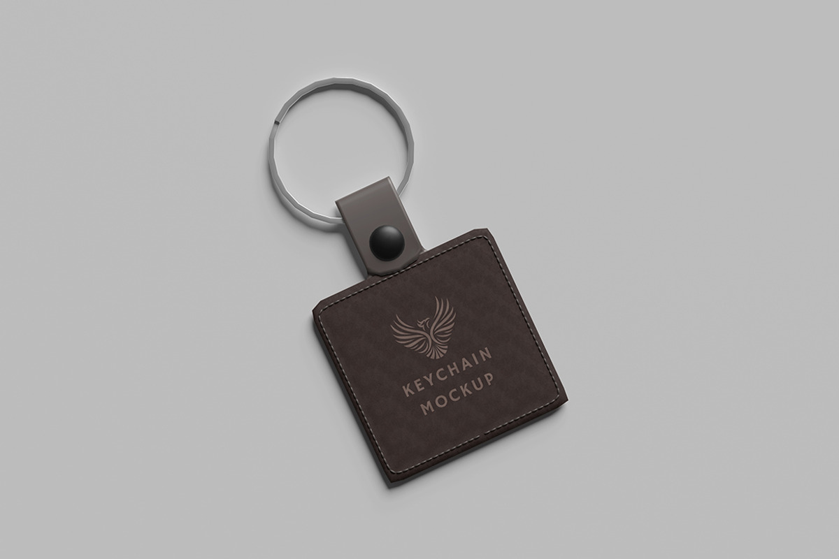 Leather keychain Mockup, a Product Mockup by Squashy Creative Studio (Photo 3 of 5)