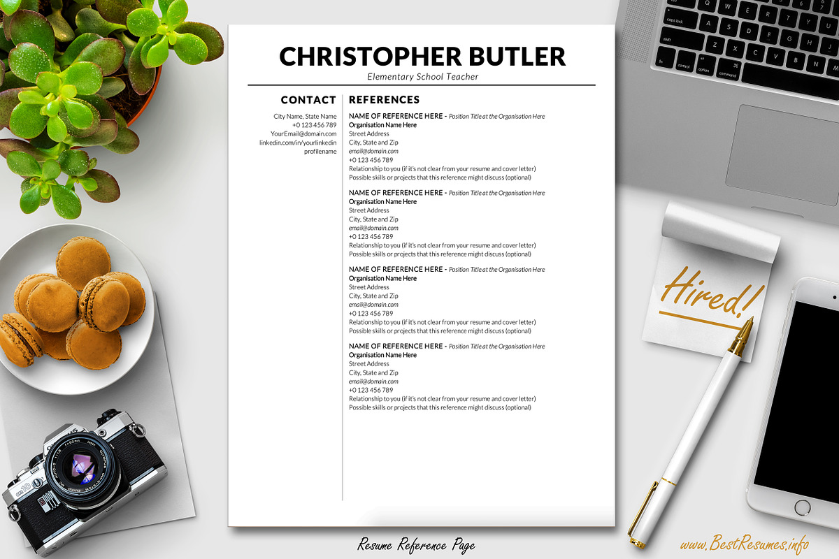 Modern Teacher Resume Template Word, a Resume Template by BestResumes.Co (Photo 5 of 8)