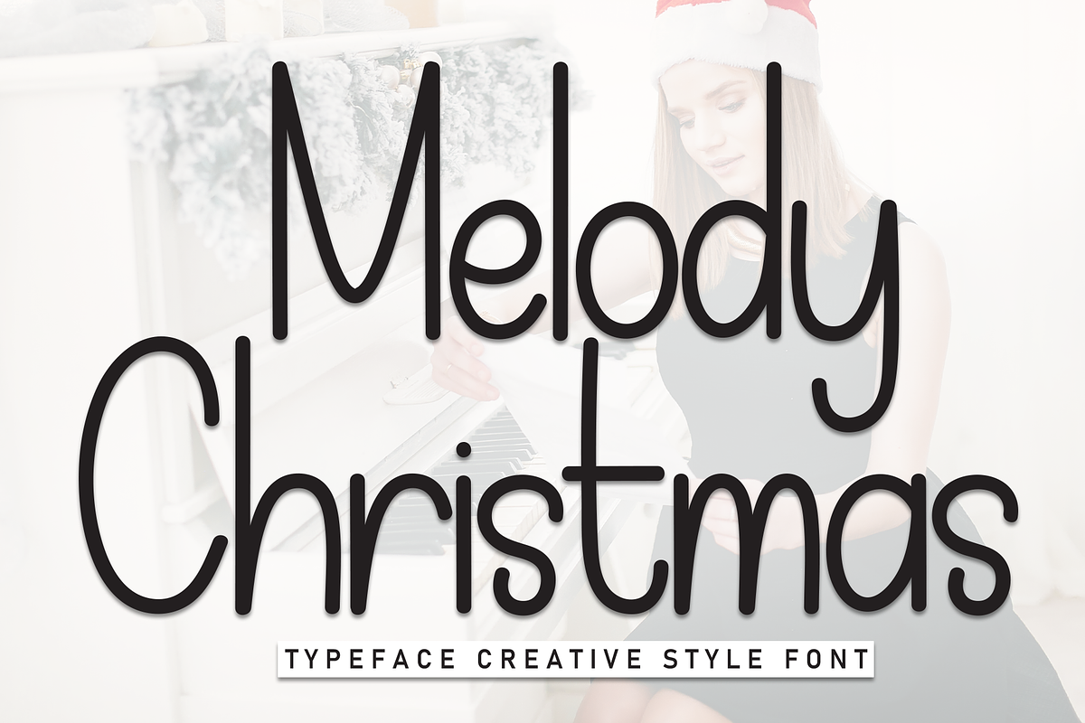 Melody Christmas | Script Font, a Script Font by Scratchones (Photo 1 of 8)