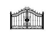 Ornate Wrought Iron Gate Vector Bund, an Illustration by Designs_River (Thumbnail 3 of 47)