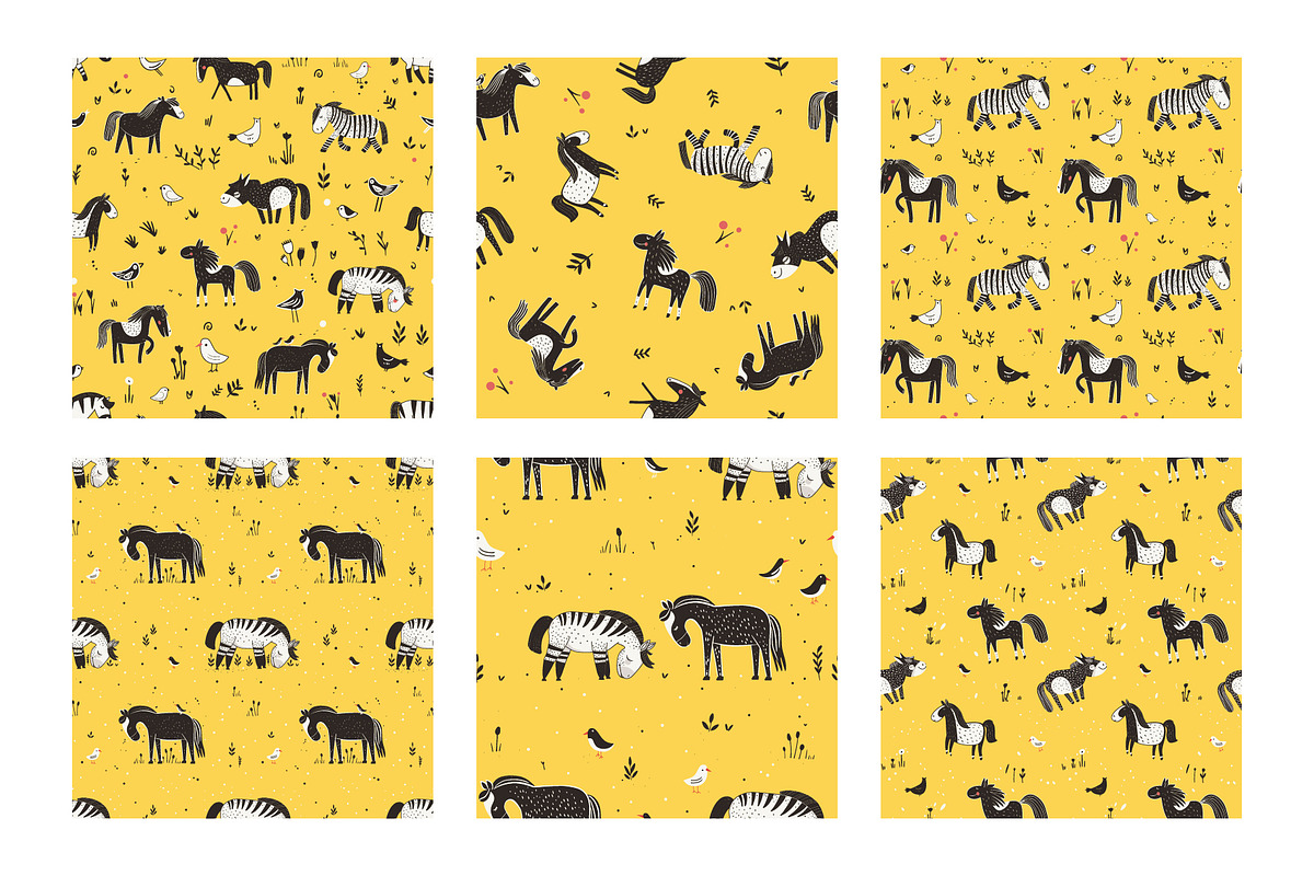 Funny horses, an Animal Illustration by Naurider (Photo 3 of 4)