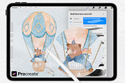 Watercolor Procreate Brushes, a Brush Add-On by AlineArtStore (Thumbnail 11 of 17)