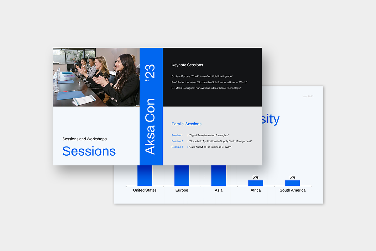 Aksa Event Report - Powerpoint, a Presentation Template by Sixtemp (Photo 5 of 5)
