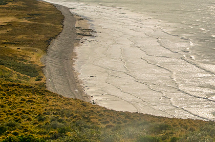Cabo san pablo beach aerial view, tierra del fuego, argentina, a Nature Photo by DanFLCreativo