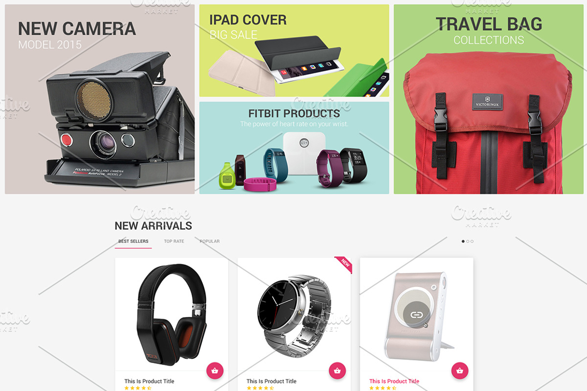 MATE | Multipurpose Material PSD, a Websites & App Template by EngoCreative.com (Photo 4 of 5)