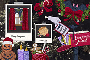 Spooky Christmas Collection, an Illustration by SecondOfJuly (Thumbnail 3 of 5)