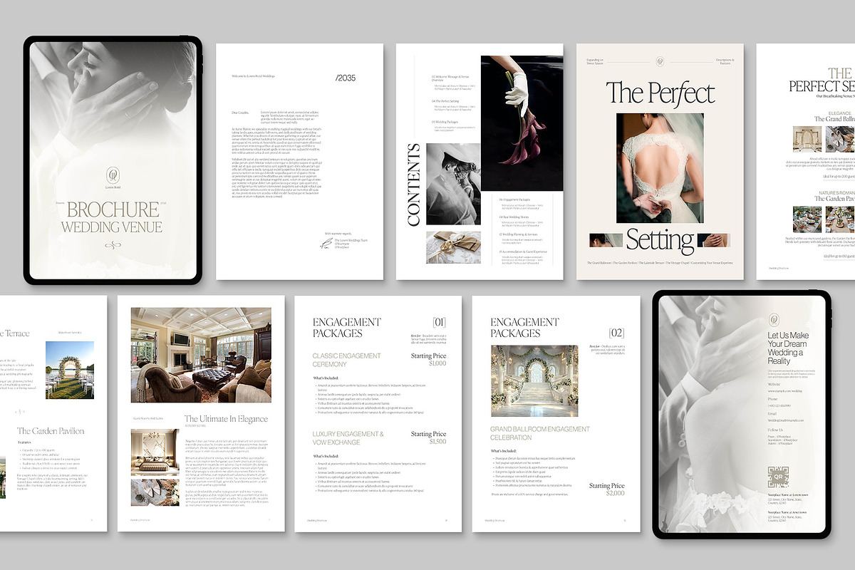Wedding Venue Brochure Template, a Brochure Template by BrandPacks (Photo 2 of 6)