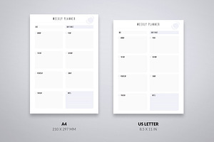 Daily & Weekly Planner Template