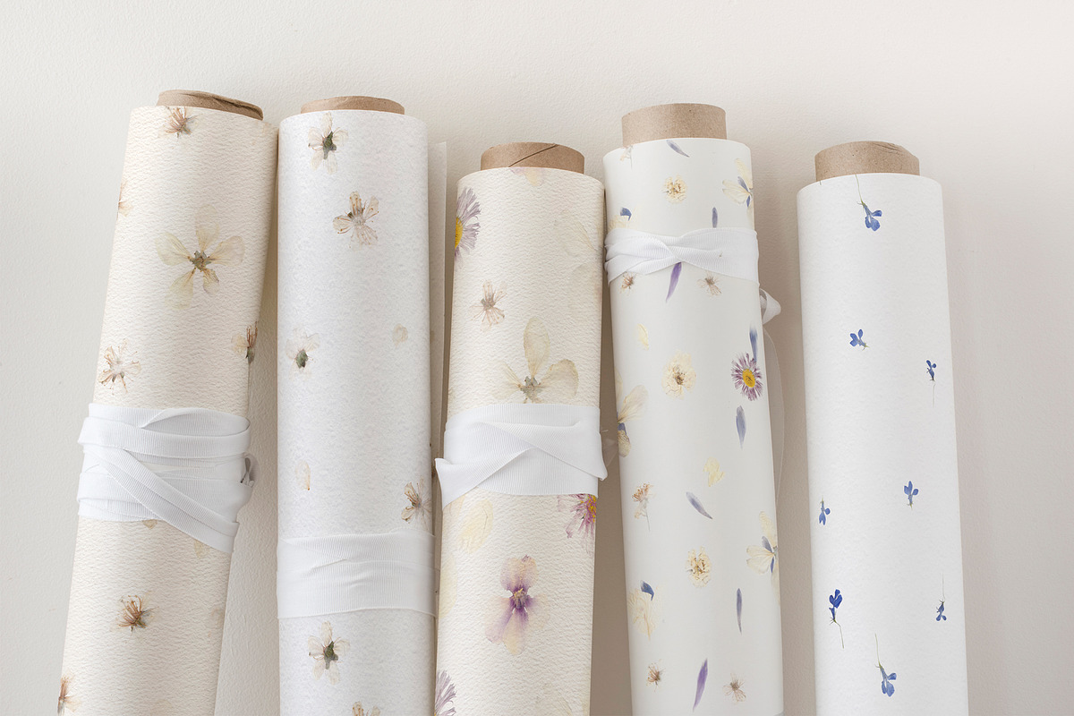 Hana Washi Botanical Paper Floral, a Pattern Graphic by mila_leev (Photo 10 of 12)